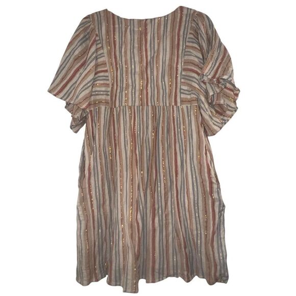 ✨Garnett Hill Lola Shimmering Organic-Cotton Sz Medium Dress✨ - Picture 4 of 6